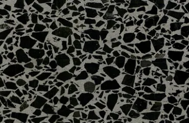 картинка Пол из архитектурного бетона Terrazzo Nero